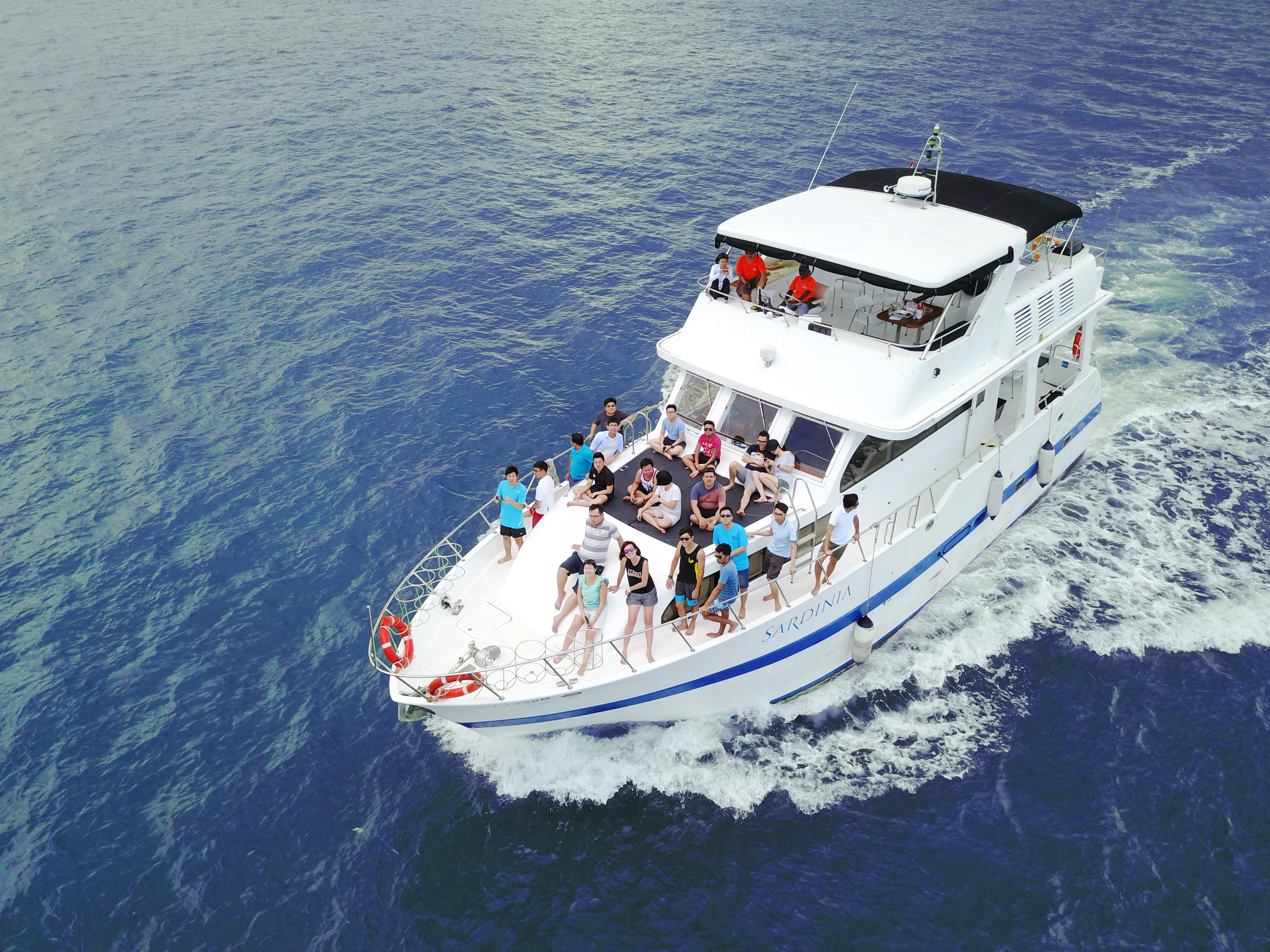 Sardinia — large party and events yacht, up to 36 guests